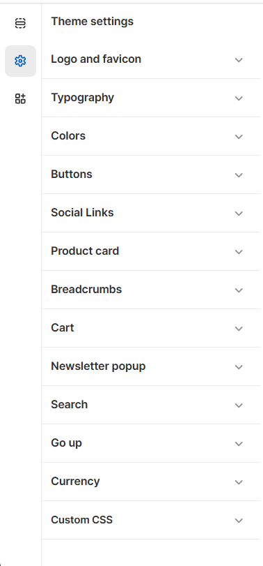 logo and favicon settings